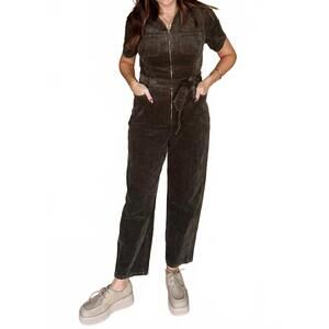 NEW SUNDAY EDITION parker jumpsuit in olive brown